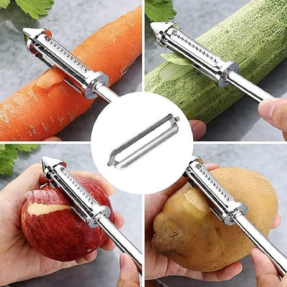 3 in 1  Stainless steel Multifunctional Veggie Peeler (Buy 1 get 1 FREE)