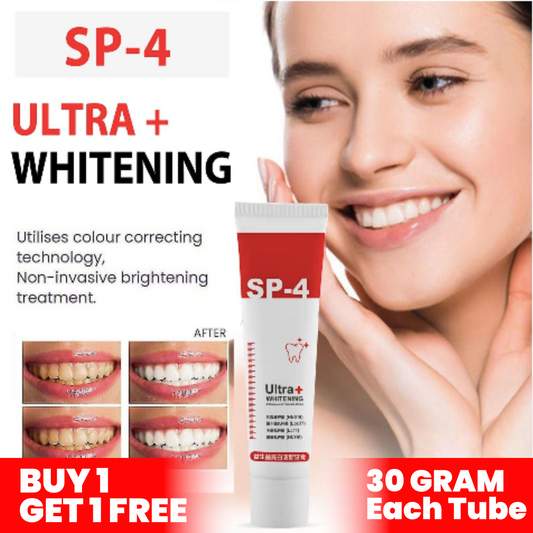 TSC™ SP-4 Ultra+ Teeth Whitening Toothpaste - 30gm/Tube ( BUY1 GET 1 FREE ) 🦷🔥